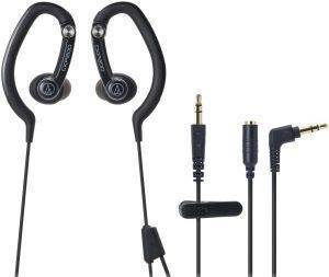 AUDIO TECHNICA ATH-CKP200 SONICSPORT IN-EAR HEADPHONES BLACK