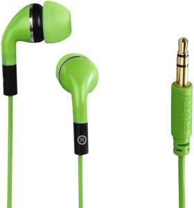 HAMA 135637 FLIP IN-EAR STEREO EARPHONES GREEN