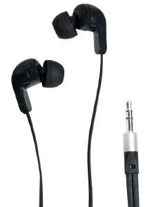 LOGILINK HS0038 IN-EAR STEREO EARPHONE 3.5MM WITH 2 SETS EAR BUDS BLACK