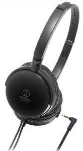 AUDIO TECHNICA ATH-FC707 FOLDABLE CUP HEADPHONES BLACK