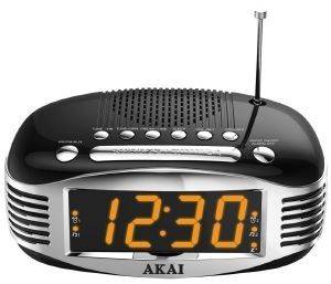 AKAI AR400 DIGITAL ALARM CLOCK RADIO BLACK