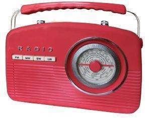 CAMRY CR1130R RETRO RADIO LW/FM RED