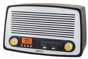 CAMRY CR1126 RETRO RADIO FM/AM WITH MP3 PLAYER USB/SD BLACK