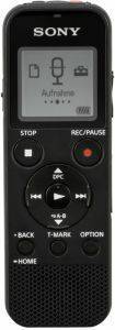 SONY ICD-PX370 MONO DIGITAL VOICE RECORDER 4GB WITH BUILT-IN USB BLACK