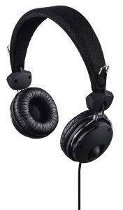 HAMA 184016 FUN4PHONE ON-EAR STEREO HEADSET BLACK