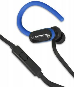 ESPERANZA EH197 EARPHONES WITH MICROPHONE BLACK AND BLUE