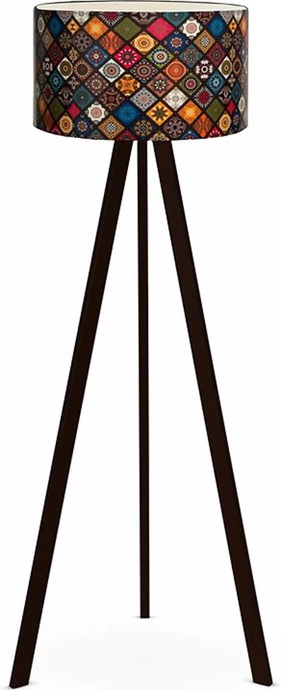 ΦΩΤΙΣΤΙΚΟ ΔΑΠΕΔΟΥ ROSLING MEGAPAP MDF/ΥΦΑΣΜΑ PVC ΧΡΩΜΑ ΜΑΥΡΟ/ΠΟΛΥΧΡΩΜΟ (38 X 21 X 140 CM)
