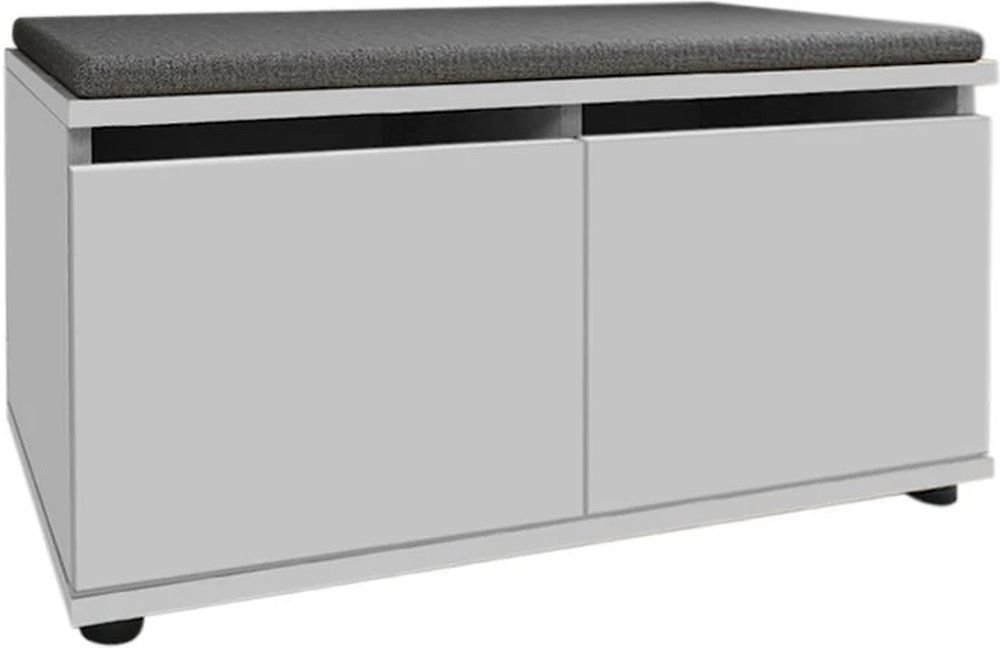 ΠΑΠΟΥΤΣΟΘΗΚΗ MEGAPAP TWAIN 8 ΖΕΥΓΑΡΙΩΝ ΛΕΥΚΗ (80 X 35 X 42 CM)