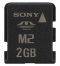 SONY MEMORY STICK MICRO MSA-2 GW 2GB WITH 2 ADAPTERS