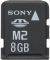 SONY MSA-8G U2 MEMORY STICK MICRO 8GB WITH USB ADAPTER