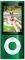 APPLE IPOD NANO 8GB GREEN MC040QB/A