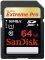 SANDISK EXTREME PRO 64 GB SDXC CLASS 10 UHS-1 FLASH MEMORY CARD 95MB/S SDSDXPA-064G-X46