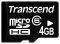 TRANSCEND 4GB MICRO SECURE DIGITAL CARD HIGH CAPACITY CLASS 6