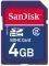 SANDISK 4GB SECURE DIGITAL HIGH CAPACITY CLASS 4 SDSDB-004G-B35