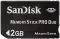 SANDISK MEMORY STICK PRO DUO 2 GB FLASH MEMORY CARD SDMSPD-002G-B35