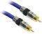 INLINE RCA VIDEO CABLE GOLD PLATED PLUG 1XRCA 0.5M