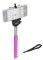 MONOPOD SELFIE STICK WITH BLUETOOTH REMOTE CONTROL PINK