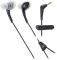 AUDIO TECHNICA ATH-SPORT2 SONICSPORT IN-EAR HEADPHONES BLACK