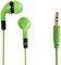 HAMA 135637 FLIP IN-EAR STEREO EARPHONES GREEN