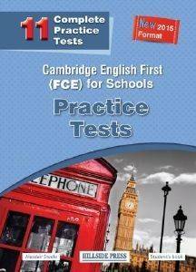 CAMBRIDGE ENGLISH FIRST FCE PRACTICE FOR SCHOOLS PRACTICE TESTS STUDENTS BOOK