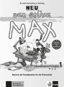 DER GRUENE MAX 1 LEHRERHANDBUCH (+ CD) NEU