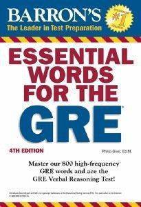 BARRONS ESSENTIAL WORDS FOR THE GRE 4TH ED
