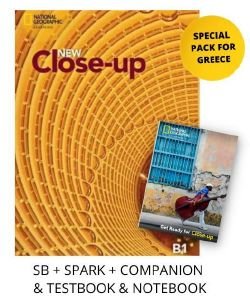 NEW CLOSE UP B1 SPECIAL PACK FOR GREECE (STUDENTS BOOK-SPARK-COMPANION -TESTBOOK -NOTEBOOK)