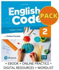 ENGLISH CODE 2 STUDENTS BOOK PACK (+ EBOOK-ONLINE PRACTICE-DIGITAL RESOURCES-WORDLIST)