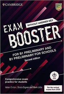CAMBRIDGE ENGLISH EXAM BOOSTER PRELIMINARY & PRELIMINARY FOR SCHOOLS (+ AUDIO) - FOR 2020 EXAMS