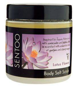 SENTOO LOTUS FLOWER, BODY SALT SCRUB