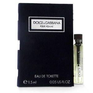 DOLCE & GABBANA, EAU DE TOILETTE SPRAY 2ML (SAMPLE)