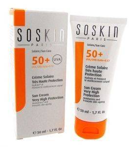 SUN CREAM VERY HIGH PROTECTION SPF50+ BY SOSKIN PARIS