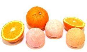 ATTIRANCE, ORANGE BATH BUBBLE BALLS 80GR