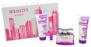 SET SEX IN THE CITY LUST (EAU DE PARFUM 100 ML + 20 ML - SHOWER GEL 200 ML - BODY LOTION 200 ML)