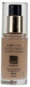 MAKE-UP MAX FACTOR FACE FINITY ALL DAY FLAWLESS 3 IN 1 FOUNDATION NO 60 SAND