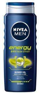 O NIVEA   GEL POWER REFRESH FOR MEN 1+1 500ML