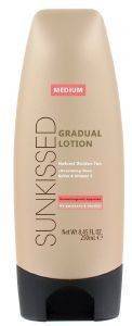   SUNKISSED GRADUAL TANNING LOTION MEDIUM BRONZE 250ML