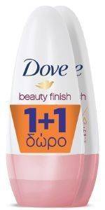   DOVE DEO BEAUTY FINISH ROLL ON 50ML 1+1