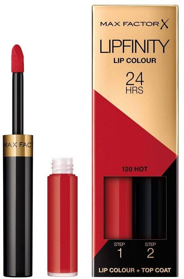 ΚΡΑΓΙΟΝ MAX FACTOR LIPFINITY NO 120 HOT ARDENTE MAX FACTOR