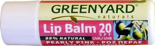 GREENYARD LIP BALM 20SFP PEARLY PINK BY GREENYARD 4.7 GR