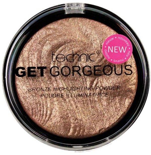 TECHNIC GET GORGEOUS BRONZING HIGHLIGHTING POWDER ΜΠΡΟΝΖΕ 12GR TECHNIC