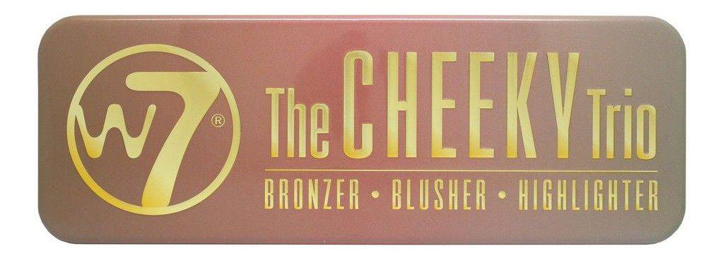 HIGHLIGHTER -BRONZER-BLUSHER W7 CHEEKY TRIO 21GR