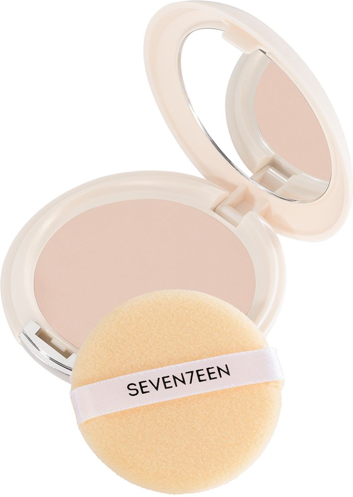 SILKY COMPACT POWDER SEVENTEEN NATURAL (ROSY BEIGE) SEVENTEEN