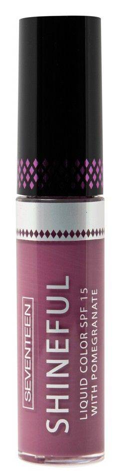 ΚΡΑΓΙΟΝ SEVENTEEN ΣΕ ΥΓΡΗ ΜΟΡΦΗ SHINEFUL LIQUID COLOR 14 WARM VIOLET ΜΩΒ 10ML SEVENTEEN