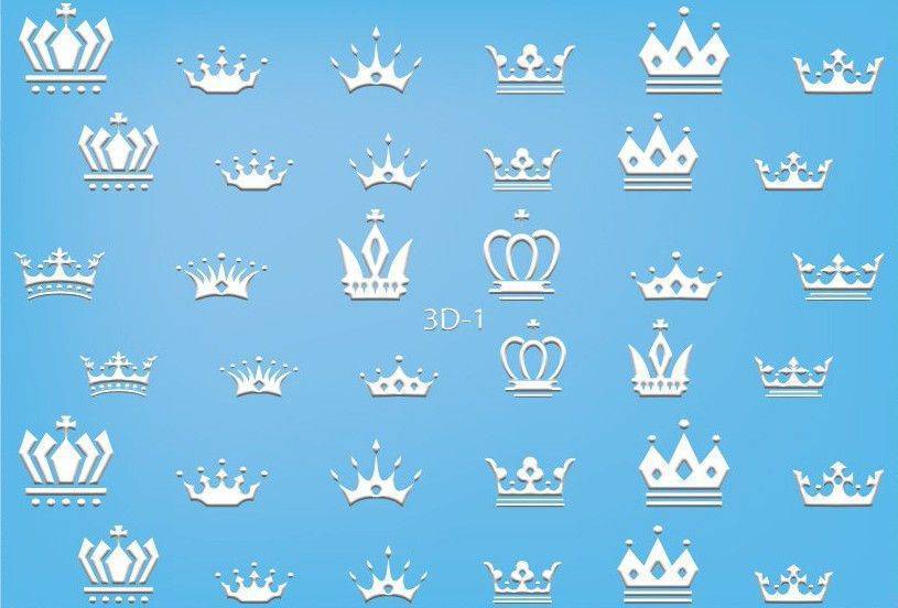 OEM ΑΥΤΟΚΟΛΛΗΤΑ ΝΕΡΟΥ AT 3D SLIDER 001 WHITE ΚΟΡΩΝΕΣ ΣΤΕΜΜΑΤΑ