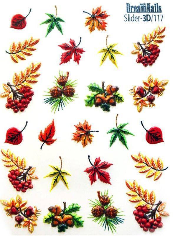 ΑΥΤΟΚΟΛΛΗΤΑ ΝΕΡΟΥ OEM DREAM NAILS 3D SLIDER 117 OEM