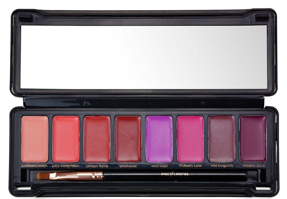 ΠΑΛΕΤΑ PROFUSION CASE PLUMP LIP ΦΟΥΞΙΑ-ΜΩΒ-ΚΟΚΚΙΝΟ PROFUSION