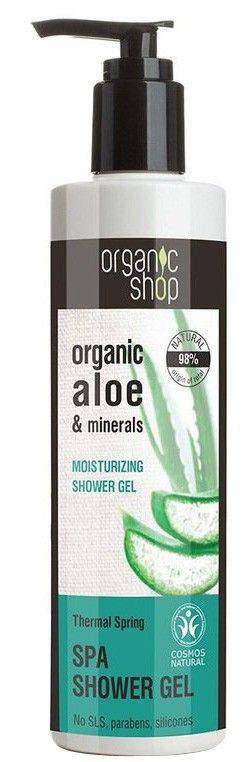 ΕΝΥΔΑΤΙΚΟ ΑΦΡΟΛΟΥΤΡΟ ORGANIC SHOP ORGANIC ALOE - MINERALS ΒΙΟΛΟΓΙΚΗ ΑΛΟΗ (280ML) ORGANIC SHOP