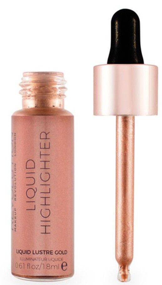 ΥΓΡΟ MAKEUP REVOLUTION LIQUID HIGHLIGHTER - LUSTRE GOLD 18ML REVOLUTION