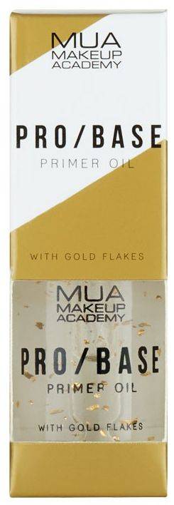 MUA MAKE UP ACADEMY PRIMER ΛΑΔΙ MUA ΜΕ GOLD FLAKES 15ML